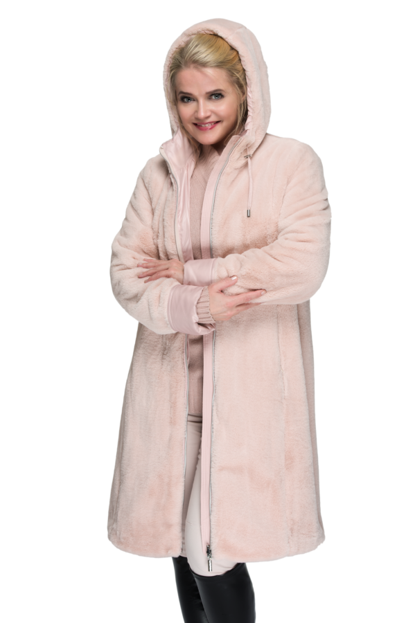 Winter Love Faux Fur Coat tea rose herlipto Winter Love Faux Fur