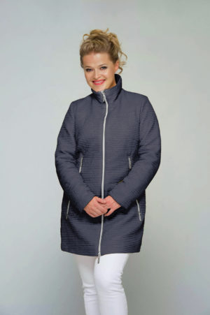 Ava Blueberry Light Quilted Jacket1