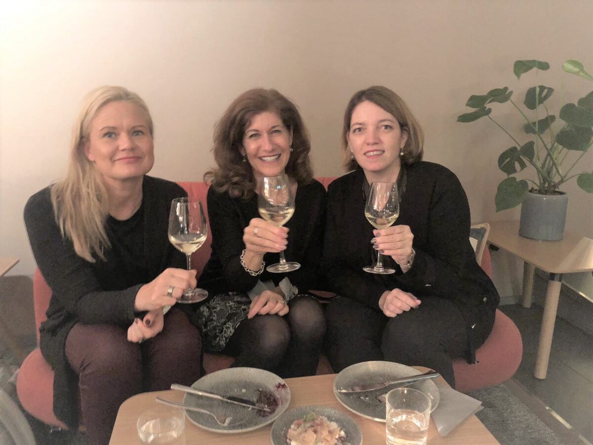 My lovely team with Laura customer from California