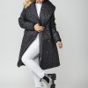 Tiffany Light Black Quilted Coat