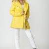 Celia yellow quilted jacket