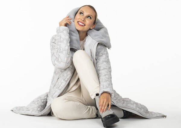 Crystal Silver Grey Coat